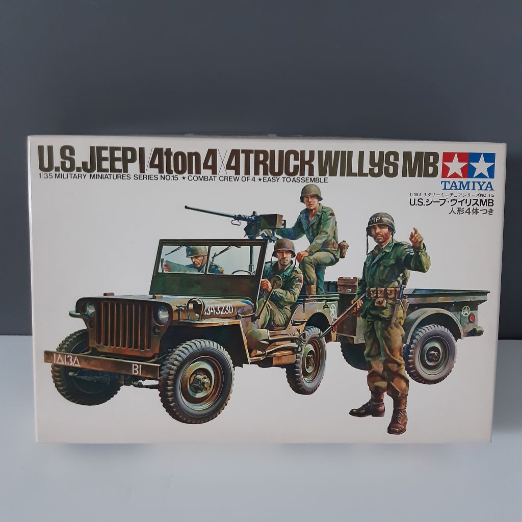 Tamiya U.S. Jeep 1/4 ton 4x4 truck Willys MB 1:35 scale model kit