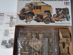 Tamiya Quad Gun Tractor & 25Prdr Field Gun