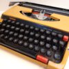 Brother Deluxe Typewriter orange