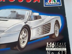 Italeri Ferrari Testarossa Spider 1:16 scale model kit