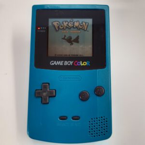 Nintendo game boy color turquoise blue