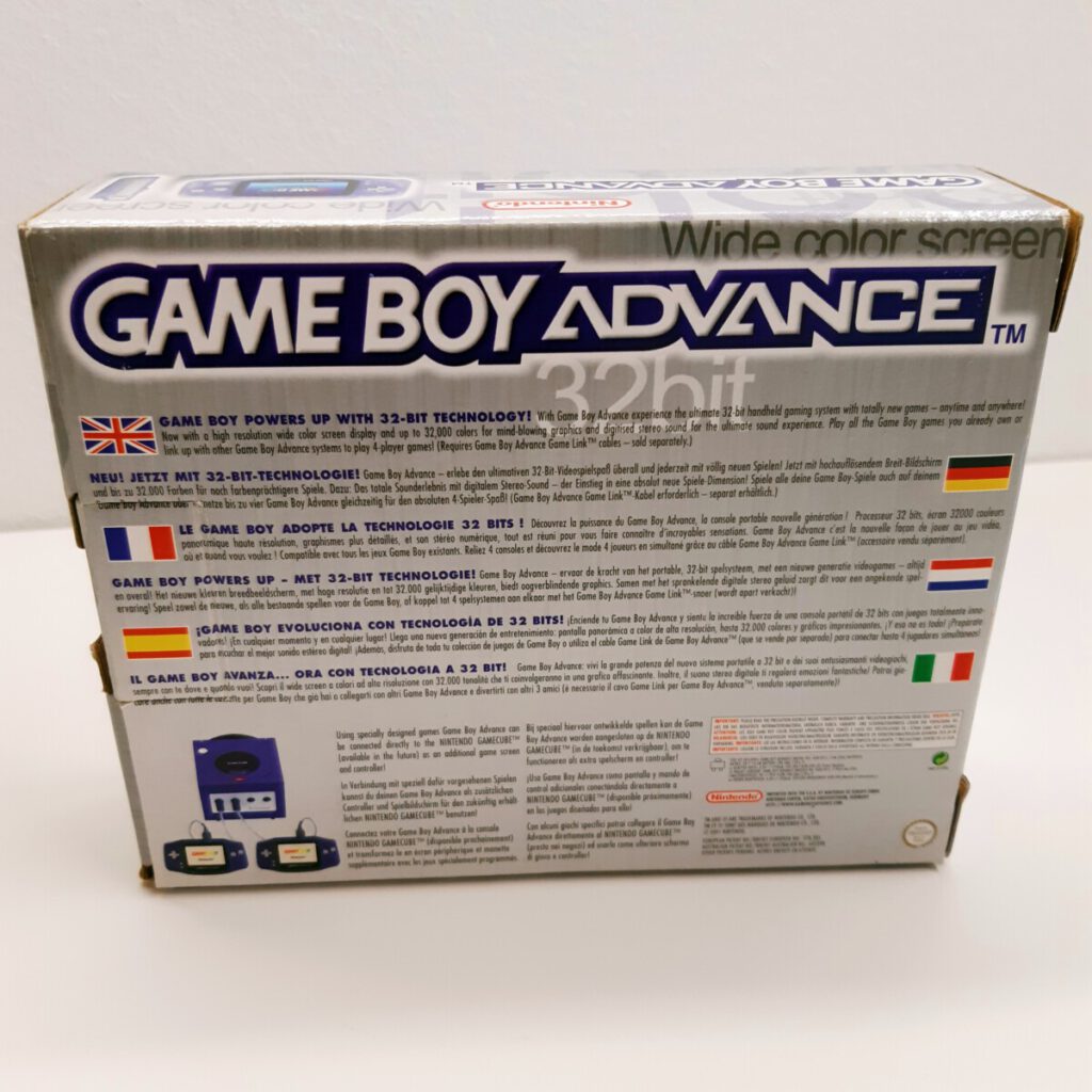 Nintendo Game Boy Advance Console Glacier Mint In Box nintendo-game-boy-advance-console-glacier-mint-in-box