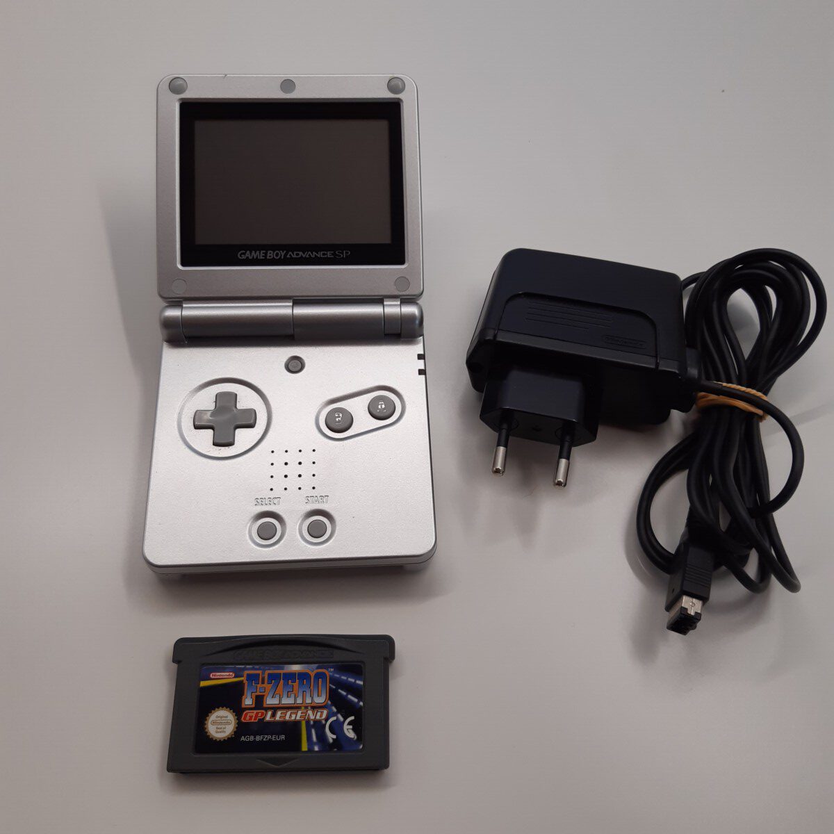 Game Boy Advance SP System Silver with Charger For Sale Nintendo