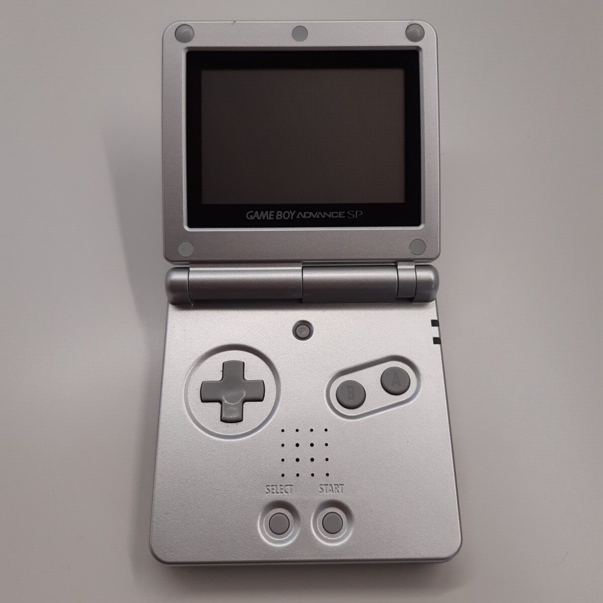 Nintendo Gameboy Advance SP Platinum Silver - AGS-001 - with Game and  Charger