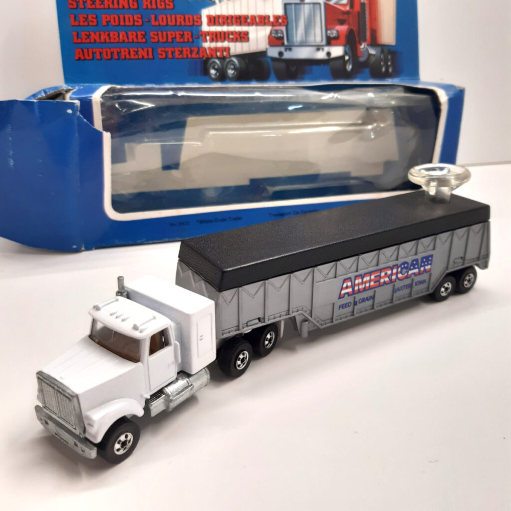 Hot Wheels / Mattel - Steering Rigs - White Grain Trailer No. 3432 ...