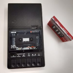 Matsui data recorder Sony HF cassette tape