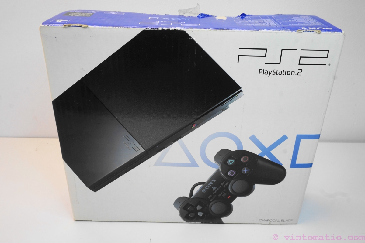 Black Playstation 2 Slim Console + 2 Dual Shock Controller PAL (Preowned), Games We Played