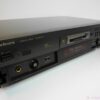 A high-end Technics MiniDisc Player/Recorder Deck SJ-MD150 with Remote and two used blank Sony MinDisc's