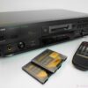Technics MiniDisc Player/Recorder Deck SJ-MD150 with Remote and two used blank Sony MinDisc's