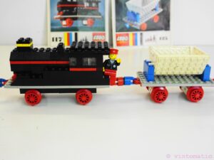 Lego Locomotive 117 and Tipping Wagon number 125