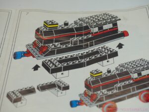 Lego Locomotive 117 and Tipping Wagon number 125