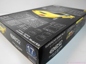 Fujimi 1:16 Scale Ferrari Berlinetta Boxer BB512 Model Kit - Yellow