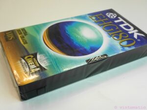 TDK VHS tape 180 min.