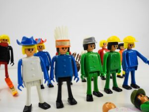 Lot figures BIG Spielwaren Play-Big Action figures - 1974
