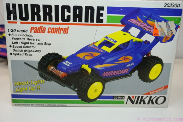 Rare Nikko Hurricane 90’s RC - Remote Control Car 1/20 Scale