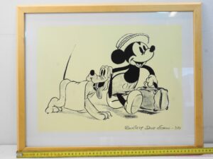 The Society Dog Show - 1939, Mickey Mouse Framed Poster