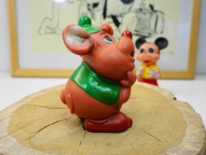 Vintage Walt Disney Mickey and Gus Squeaky Toy