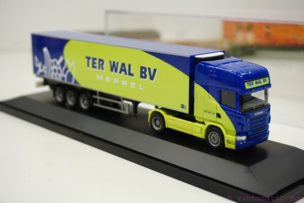 Herpa Scania Refrigated box trailer Ter Wal Meppel