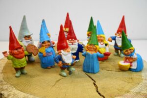Lot of 12 Gnome figures "David the Gnome" by BRB 1980's