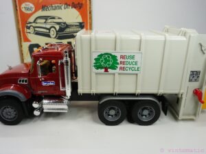Bruder MACK Granite Rear Loading Garbage Truck