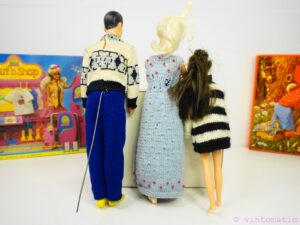 Vintage 1960's Ken, Barbie and Skipper Clone Dolls