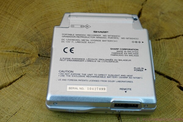 Sharp Minidisc Walkman Player Recorder Md-mt90h