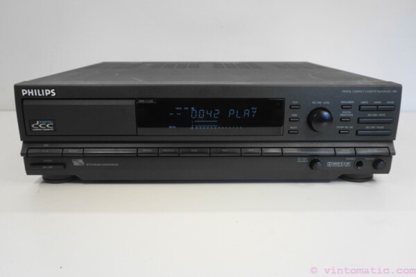 Philips DCC 300 Digital Compact Cassette Recorder + DCC Tape