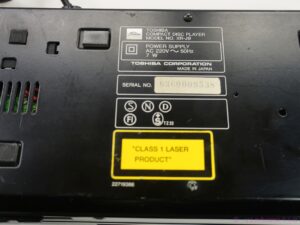 Vintage Toshiba XR-J9 Compact Disc player