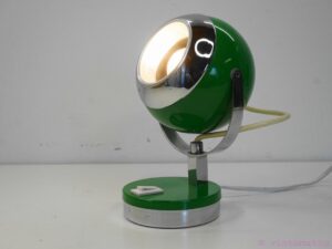 Vintage mid seventies space age "eyeball" desk lamp