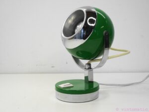 Vintage mid seventies space age "eyeball" desk lamp