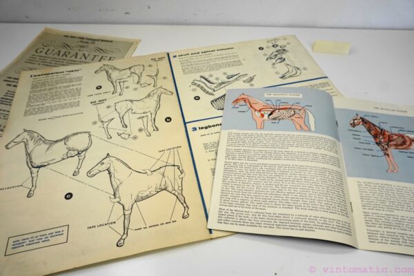 Vintage Renwal visible horse model kit 1960's