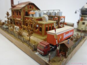 The VOLLMER 5609 (45609) HO H0 KIT BREWERY model scenery