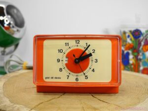 Electric Alarm Clock - Orange