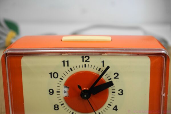 Electric Alarm Clock - Orange