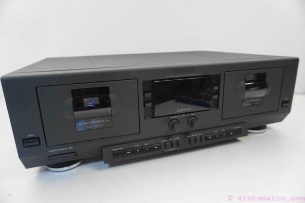 Philips FC911 auto reverse, double compact cassette deck
