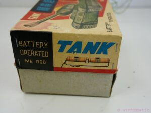 ME-060 Battery-Operated Remote Control Tin Toy Tank