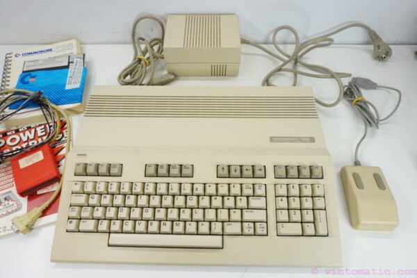 Vintage Commodore 128 Home Computer