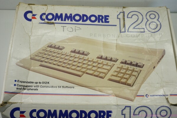 Vintage Commodore 128 Home Computer box