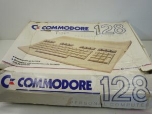 Vintage Commodore 128 Home Computer box