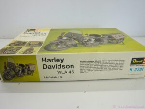 Vintage Revell-Esci 1:9 Scale Harley Davidson WLA 45