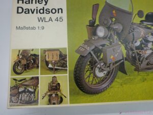 Vintage Revell-Esci 1:9 Scale Harley Davidson WLA 45