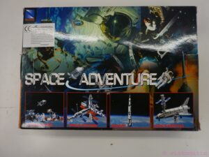 Lot of 4 New-Ray Toys Space Adventure Model Kits - Vintage, New in Box