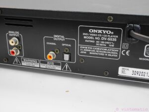 Onkyo DV-S535 DVD/CD Player with Remote