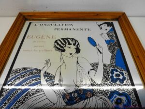 Art Deco Eugene London Advertising Mirror