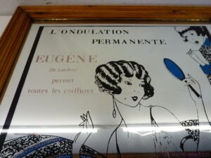 Art Deco Eugene London Advertising Mirror