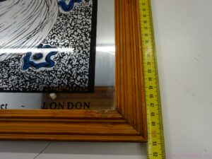 Art Deco Eugene London Advertising Mirror