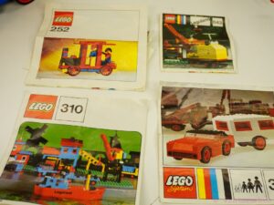 Vintage Lego Lot - Sets 252, 643, 310, 379