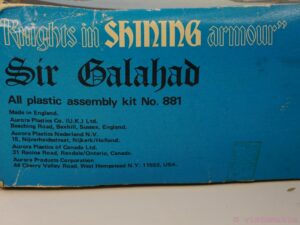 Vintage Aurora Sir Galahad Knights in Shining Armour model kit