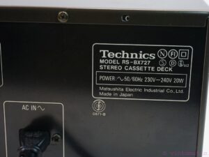 Vintage Technics RS-BX727 Cassette Deck - High-End Direct Drive