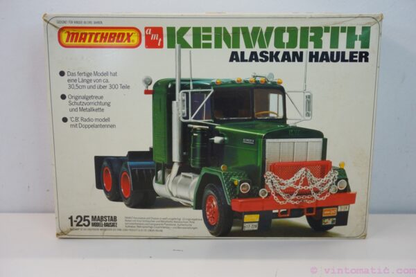 MATCHBOX AMT 1/25 Scale Kenworth Alaskan Hauler Model Kit